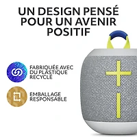 Haut-parleur sans fil Bluetooth étanche WONDERBOOM 4 d'Ultimate Ears - Gris