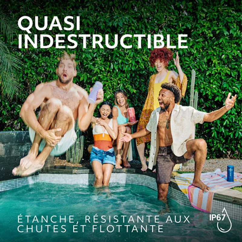 Haut-parleur sans fil Bluetooth étanche BOOM 4 d'Ultimate Ears - Rouge framboise