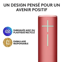 Ultimate Ears MEGABOOM 4 Waterproof Bluetooth Wireless Speaker - Raspberry Red