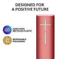 Ultimate Ears MEGABOOM 4 Waterproof Bluetooth Wireless Speaker - Raspberry Red