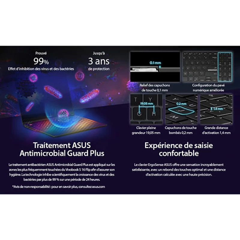 ASUS Vivobook S 16 Flip 16" Touchscreen Laptop - Midnight Black (Intel Core i5-13500H/1TB SSD/16GB RAM)