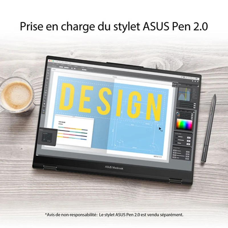 ASUS Vivobook S 16 Flip 16" Touchscreen Laptop - Midnight Black (Intel Core i5-13500H/1TB SSD/16GB RAM)