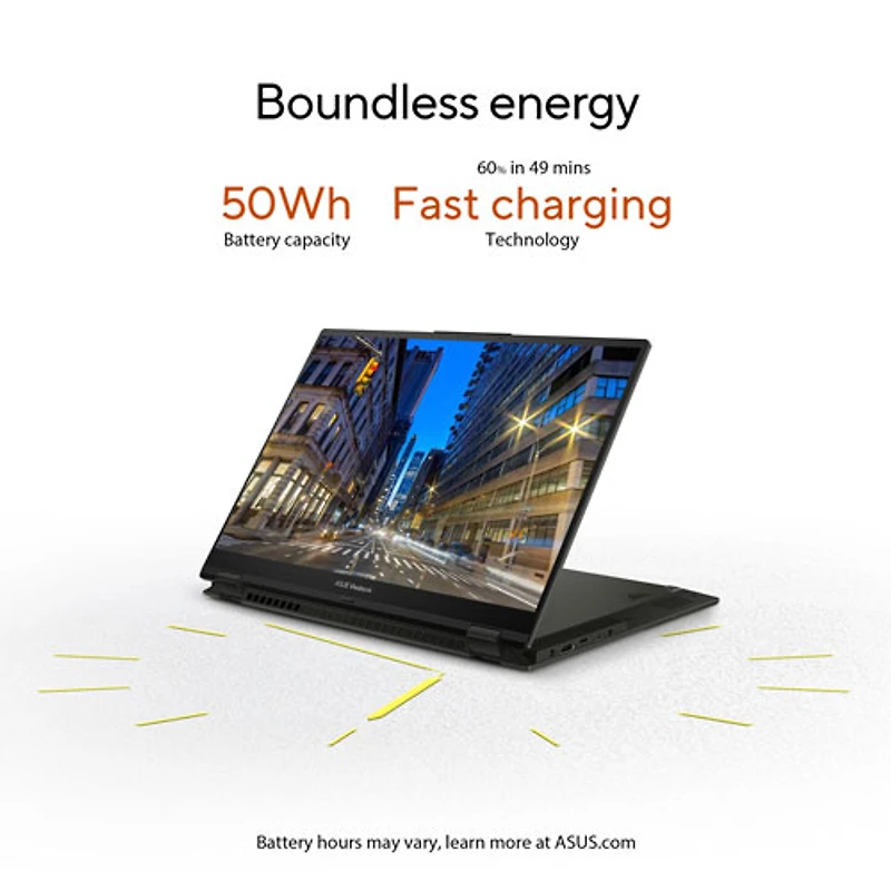 ASUS Vivobook S 16 Flip 16" Touchscreen Laptop - Midnight Black (Intel Core i5-13500H/1TB SSD/16GB RAM)