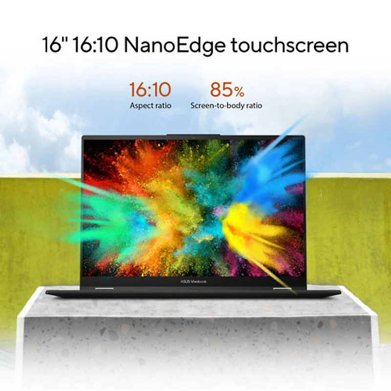 ASUS Vivobook S 16 Flip 16" Touchscreen Laptop - Midnight Black (Intel Core i5-13500H/1TB SSD/16GB RAM)