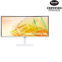 Boîte ouverte - Moniteur DEL incurvé AV WQHD 100 Hz GTG 5 ms FreeSync de 34 po de Samsung (LS34C650TANXGO)