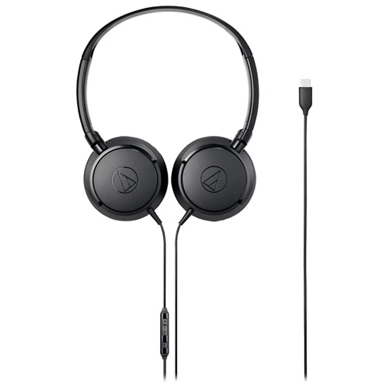 Casque d'écoute ATH-S120C d'Audio-Technica avec port USB-C