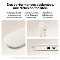 Google TV Streamer (4K) - Porcelain