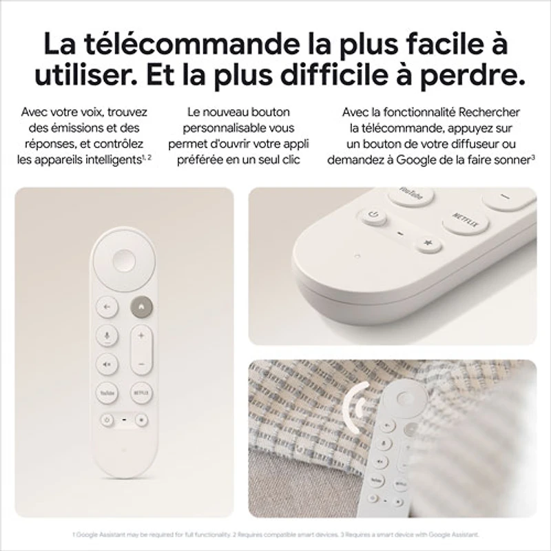 Google TV Streamer (4K) - Porcelain