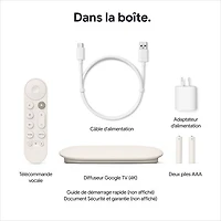 Google TV Streamer (4K) - Porcelain