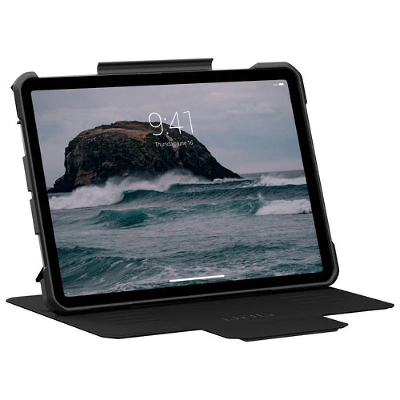 Étui folio robuste Metropolis SE d'UAG pour iPad Air de 11 po (2024) - Noir