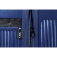 CHAMPS Onyx Collection 3-Piece Hard Side 8-Wheeled Expandable Luggage Set - Navy