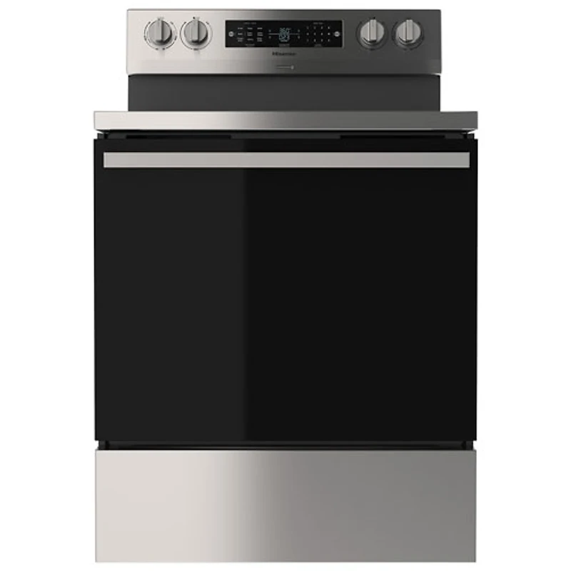 Cuisinière électrique autonome avec convection véritable et friture à l'air 5,8 pi³ 30 po de Hisense (HBE3502CAS) - Inox