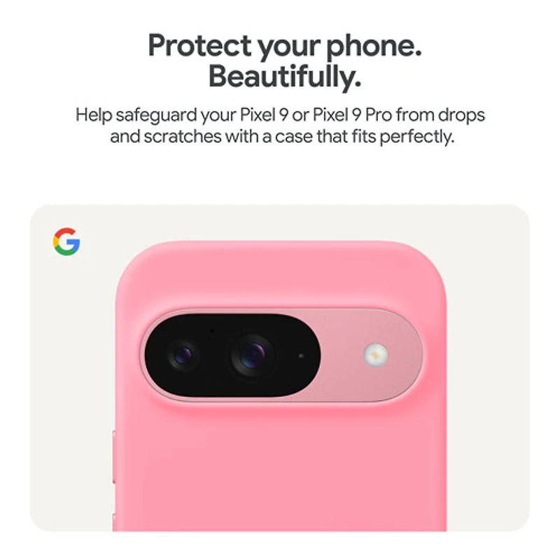 Google Fitted Hard Shell Case for Pixel 9/9 Pro - Obsidian
