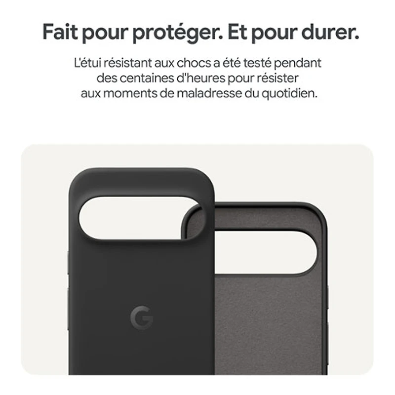 Google Fitted Hard Shell Case for Pixel 9/9 Pro - Obsidian