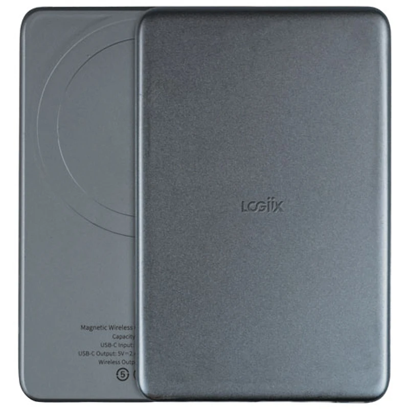 Chargeur portable 20 W 5000 mAh PD Piston Power MagSlim de LOGiiX avec MagSafe - Bleu minuit