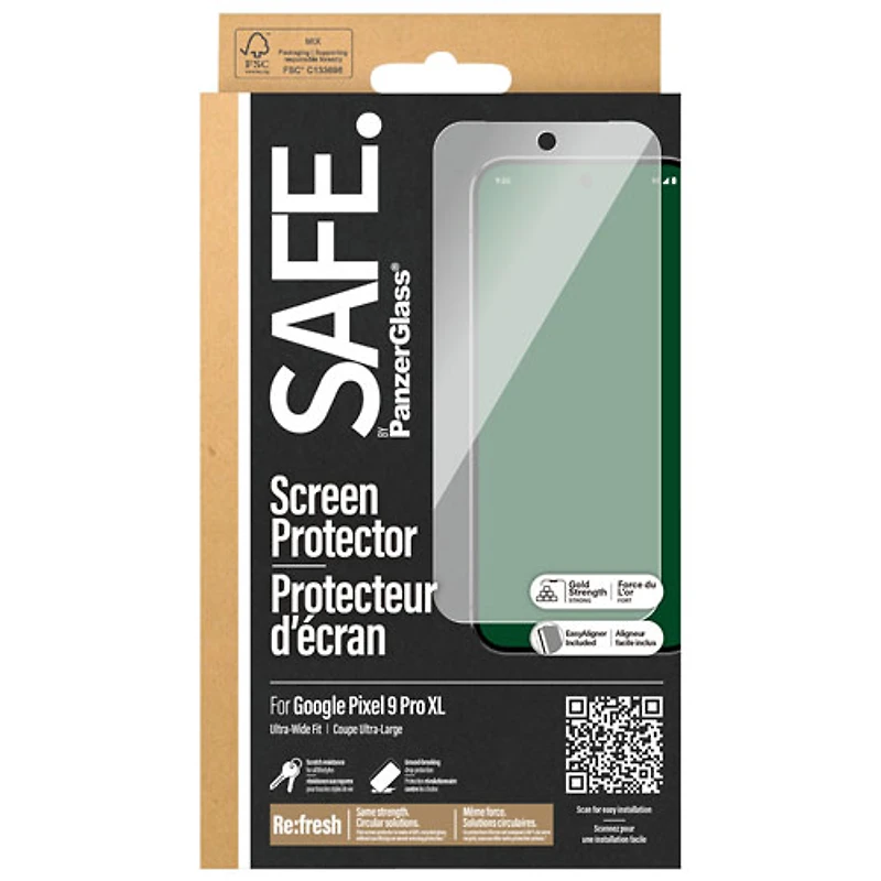 PanzerGlass SAFE Glass Screen Protector for Pixel 9 XL