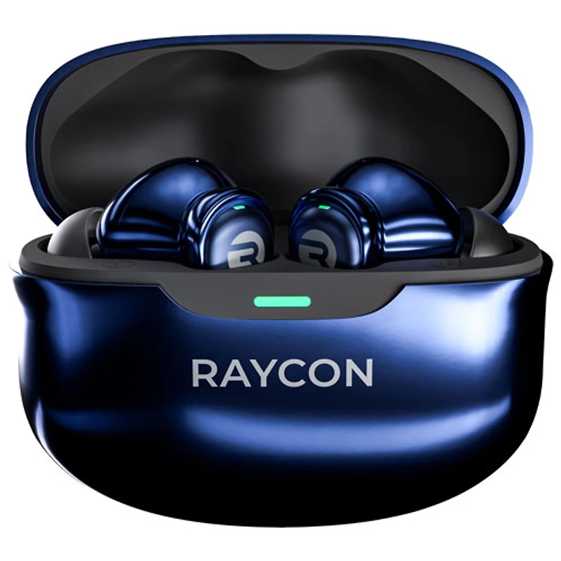 Écouteurs boutons 100 % sans fil à suppression active du bruit Everyday Pro de Raycon - Bleu