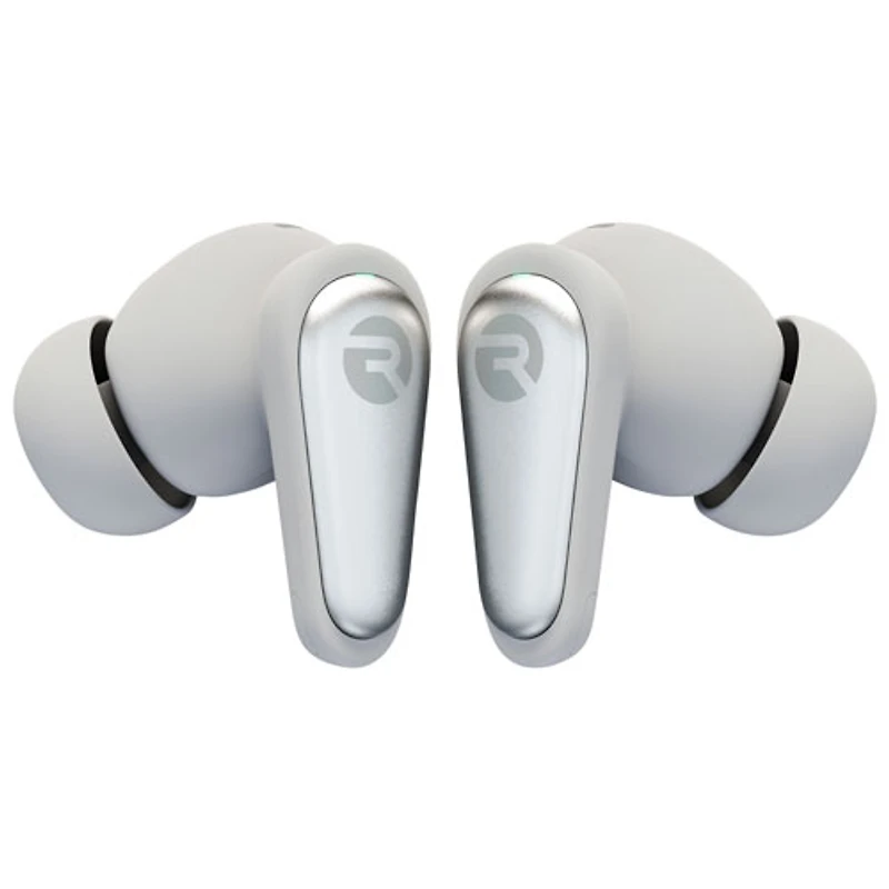 Écouteurs boutons 100 % sans fil à suppression active du bruit Everyday Pro de Raycon - Blanc