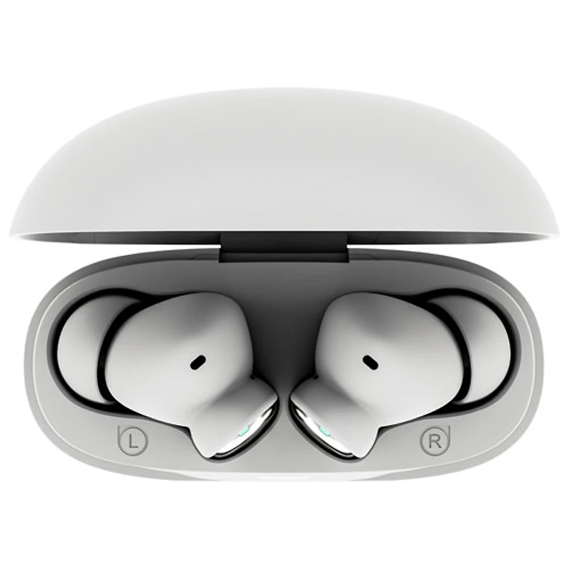 Écouteurs boutons 100 % sans fil à suppression active du bruit Everyday Pro de Raycon - Blanc