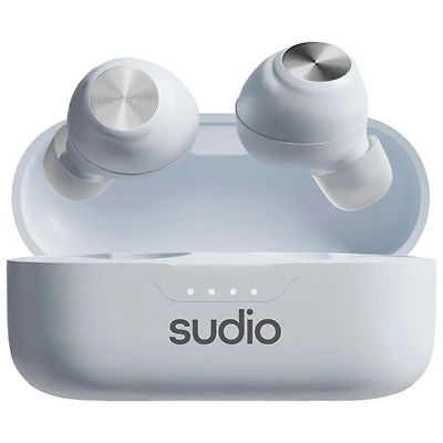 Écouteurs boutons 100 % sans fil T3 de Sudio - Bleu