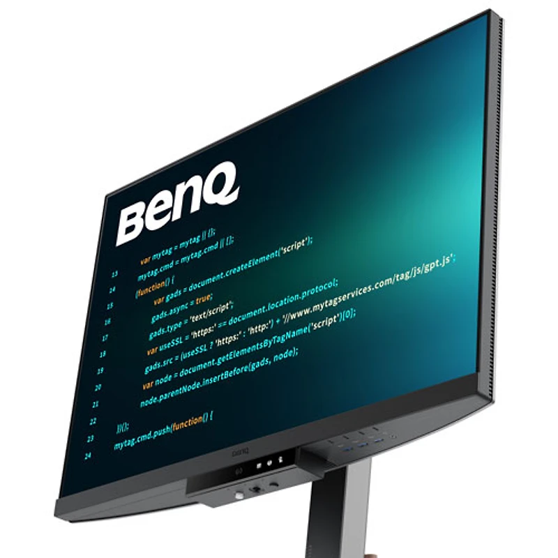 Moniteur FreeSync ACL IPS UHD 4K 60 Hz de 28,2 po de BenQ avec temps de réponse de 5 ms (RD280U) - Gris métallique