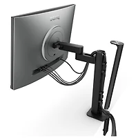 Moniteur FreeSync ACL IPS UHD 4K 60 Hz de 28,2 po de BenQ avec temps de réponse de 5 ms et bras flexible (RD280UA) - Gris métallique
