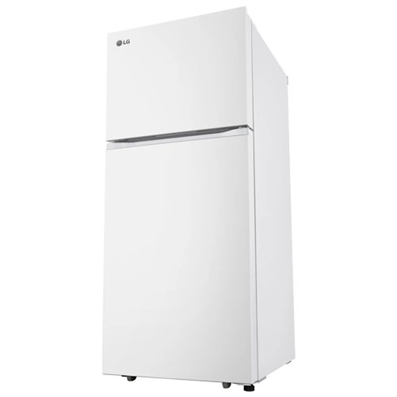 Réfrigérateur à congélateur supérieur 18 pi³ 28 po de LG (LT18S2100W) - Blanc