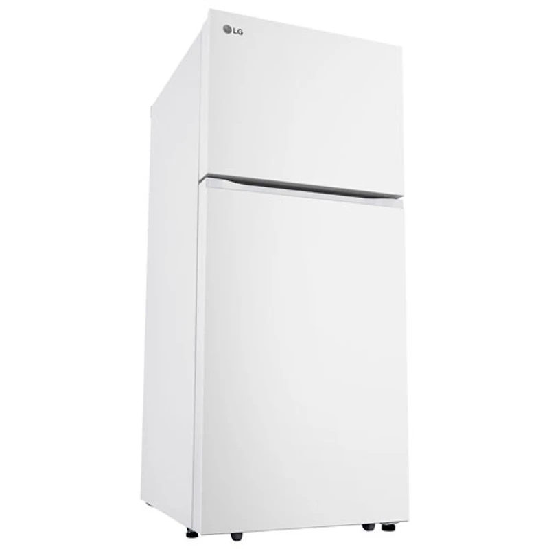 Réfrigérateur à congélateur supérieur 18 pi³ 28 po de LG (LT18S2100W) - Blanc
