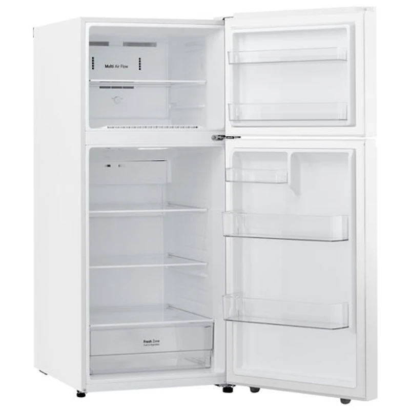 Réfrigérateur à congélateur supérieur 18 pi³ 28 po de LG (LT18S2100W) - Blanc