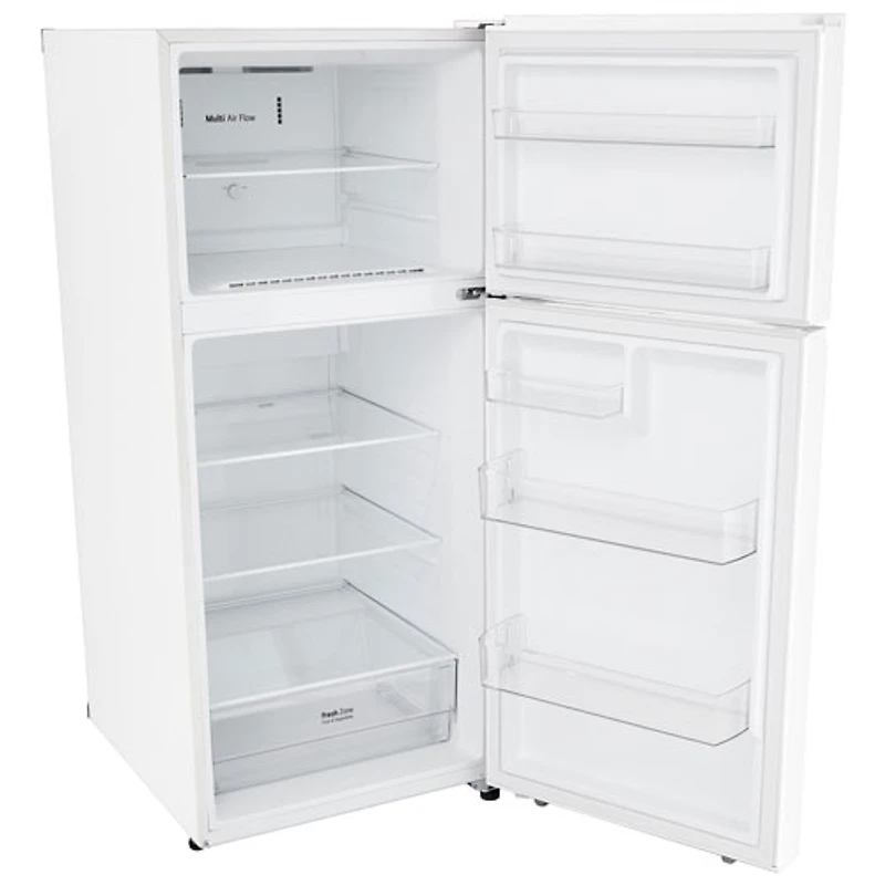 Réfrigérateur à congélateur supérieur 18 pi³ 28 po de LG (LT18S2100W) - Blanc