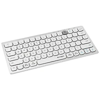 Kensington Dual Wireless Bluetooth Compact Keyboard - Silver - English