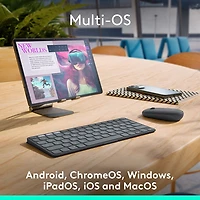 Clavier universel Keys-To-Go 2 de Logitech avec couvercle - Graphite - Anglais