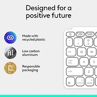 Logitech Keys-To-Go 2 Keyboard for iPad/iPhone/Mac - Pale Grey - English