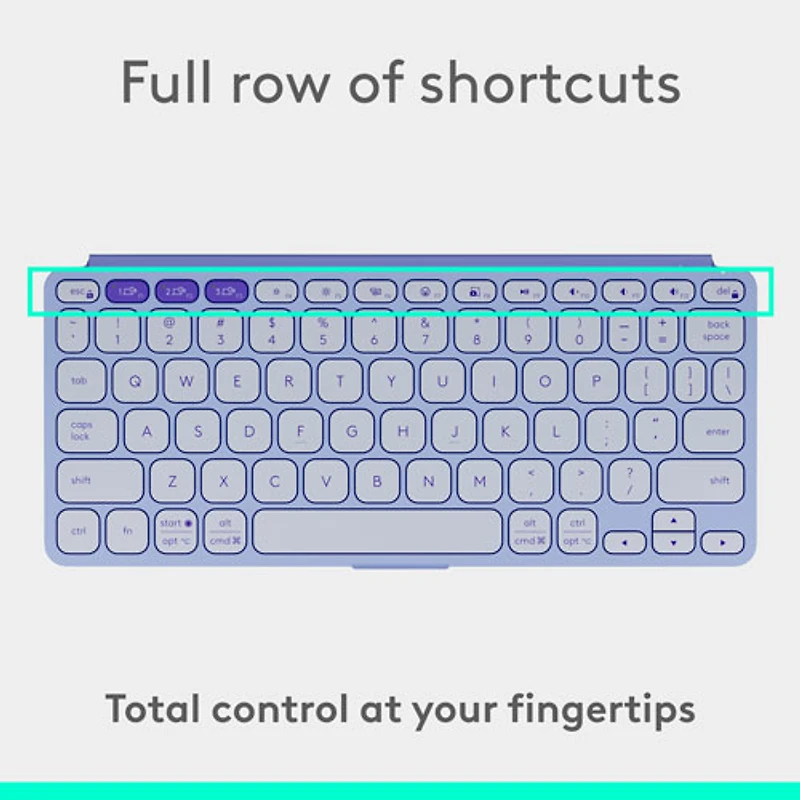 Logitech Keys-To-Go 2 Universal Keyboard with Cover - Lilac - English