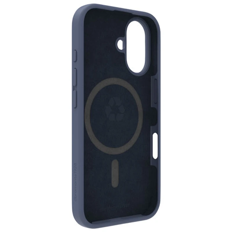 Dbramante1928 Monaco Fitted Hard Shell Case with MagSafe for iPhone 16 - Blue