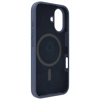 Dbramante1928 Monaco Fitted Hard Shell Case with MagSafe for iPhone 16 - Blue