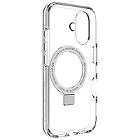 Dbramante1928 Iceland Ultra D3O Kickstand Fitted Hard Shell Case with MagSafe for iPhone 16 - Clear