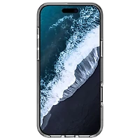 Étui rigide ajusté Iceland Ultra D3O Kickstand de Dbramante1928 avec MagSafe pour iPhone 16 Plus - Transparent