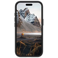 Étui rigide ajusté Iceland Ultra D3O Kickstand de Dbramante1928 avec MagSafe pour iPhone 16 - Noir