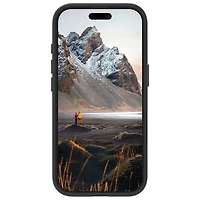 Étui rigide ajusté Iceland Ultra D3O Kickstand de Dbramante1928 avec MagSafe pour iPhone 16 Pro - Noir