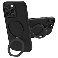Étui rigide ajusté Iceland Ultra D3O Kickstand de Dbramante1928 avec MagSafe pour iPhone 16 Pro - Noir