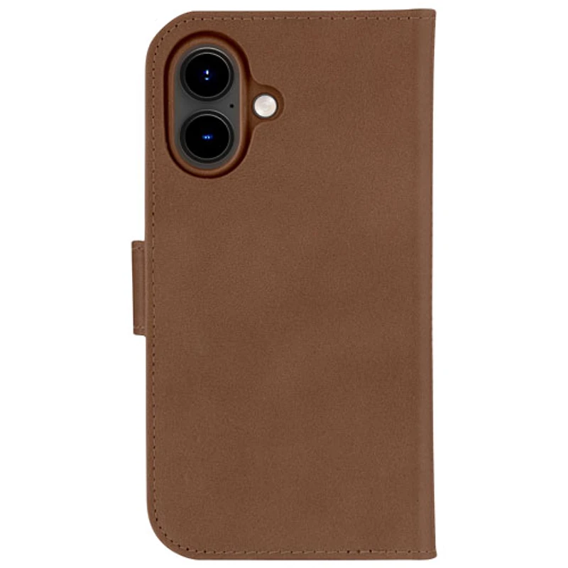 Dbramante1928 Lynge 2-in-1 Wallet Case with MagSafe for iPhone 16 - Tan
