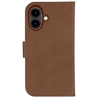 Dbramante1928 Lynge 2-in-1 Wallet Case with MagSafe for iPhone 16 - Tan
