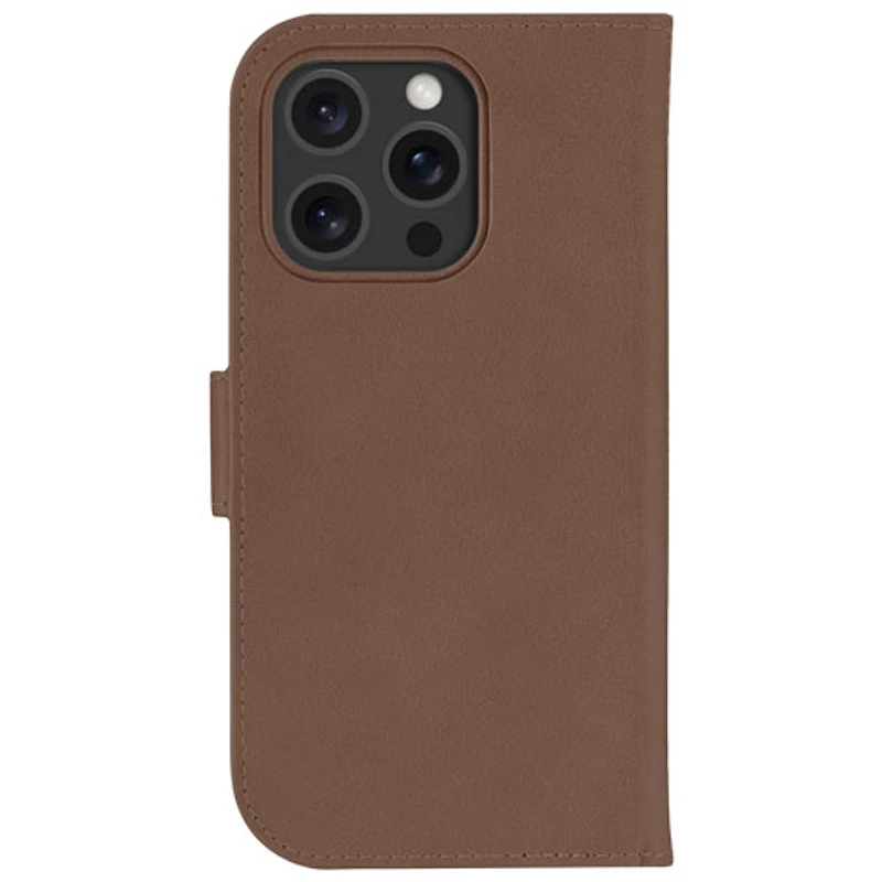Dbramante1928 Lynge 2-in-1 Wallet Case with MagSafe for iPhone 16 Pro - Tan