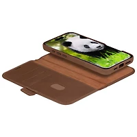 Étui-portefeuille 2-en-1 Lynge de Dbramante1928 avec MagSafe pour iPhone 16 Pro Max - Havane