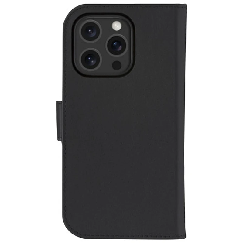 Dbramante1928 Lynge 2-in-1 Wallet Case with MagSafe for iPhone 16 Pro - Black
