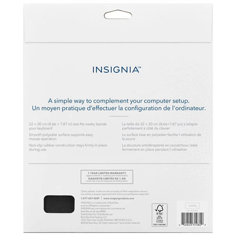 Tapis de souris d'Insignia (NS-FMP2MB-C) - Marbre - Exclusivité de Best Buy