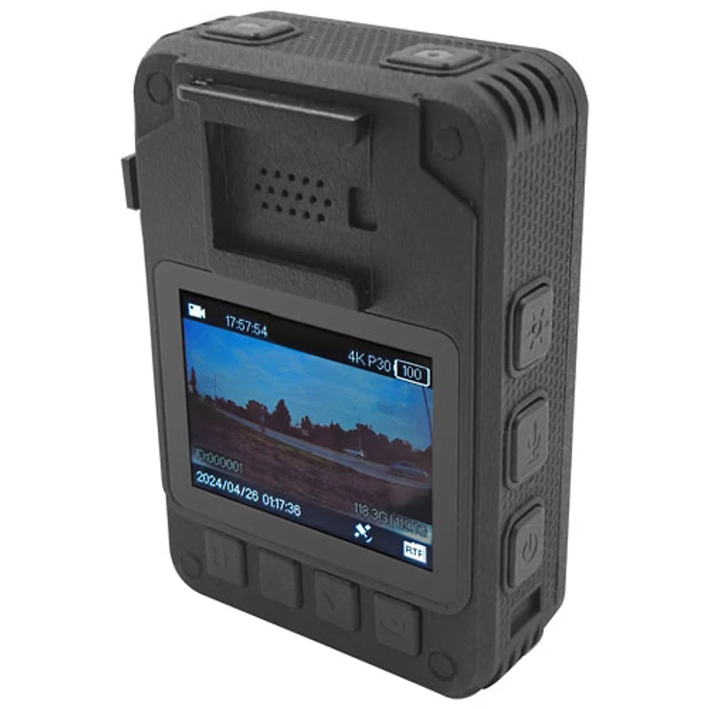 GekoGear Aegis 400 4K Ultra HD Body Camera with 2" LCD Screen & GPS / Wi-Fi