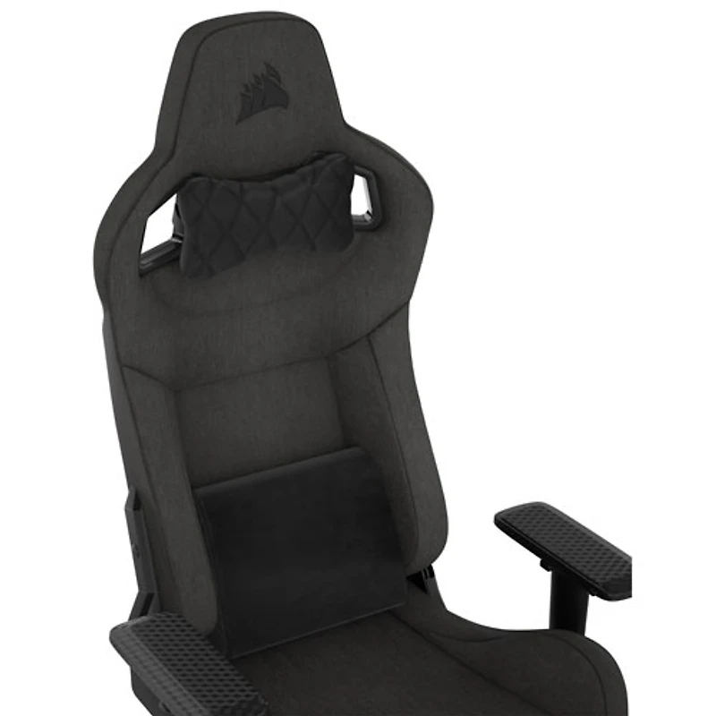 Fauteuil de jeu ergonomique en tissu T3 Rush de Corsair (2023) - Anthracite