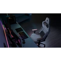 Fauteuil de jeu ergonomique en tissu T3 Rush de Corsair (2023) - Anthracite/Gris